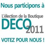 Boutique deco 2011, votez pour nous !